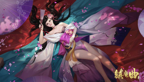 絕美夜櫻,送上新年新祝願